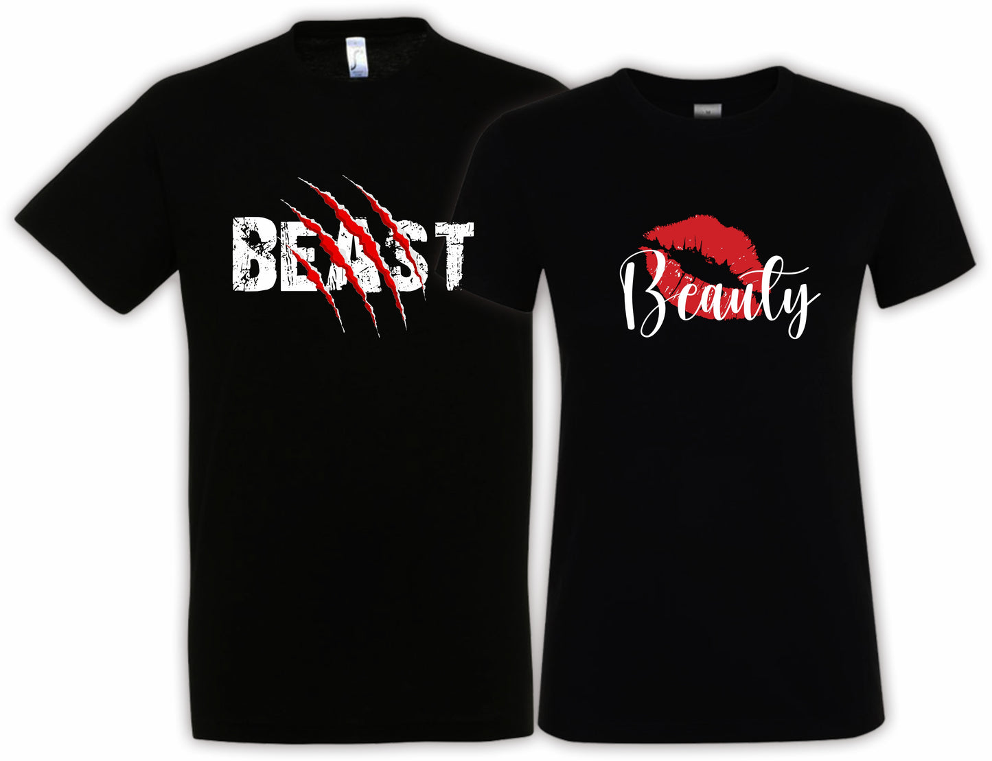 Beauty & Beast páros póló