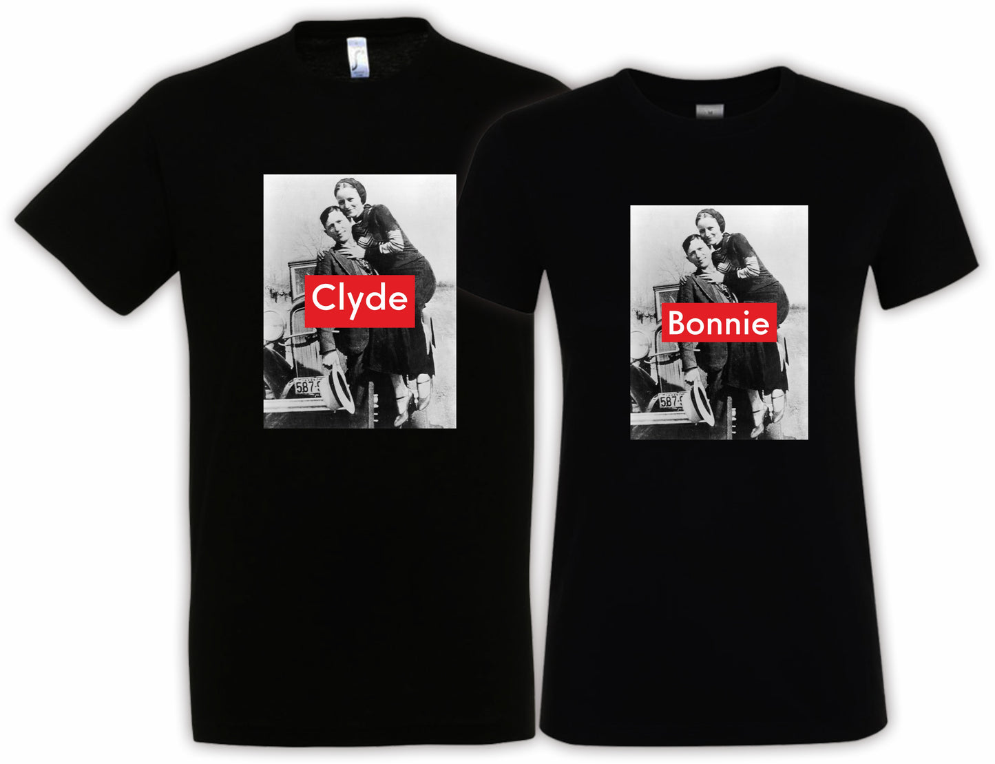 Bonnie & Clyde páros póló
